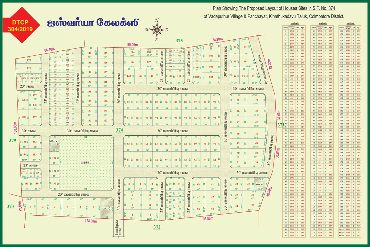 AD_Aishwarya_Galaxy_Kinathakadavu_Site_Plan